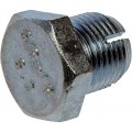 Engine Oil Drain Plug Steel Grade 3 Silver Single Oversize With Gasket 5 8 In Thread Hex Head 7 8 Alx-pau-mm-65210-cl360a50 