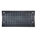 1-piece Bumper Cover Factory Style Front License Plate Mounting Bracket Compatible With Sorento 2016-2018 Matte Black