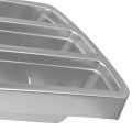 Fo1200142 Factory Style Front Bumper Grill Grille Assembly Compatible With Ford Bronco F-150 1989-1991 Silver Gray