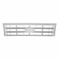 Fo1200142 Factory Style Front Bumper Grill Grille Assembly Compatible With Ford Bronco F-150 1989-1991 Silver Gray