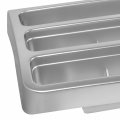 Fo1200142 Factory Style Front Bumper Grill Grille Assembly Compatible With Ford Bronco F-150 1989-1991 Silver Gray