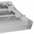 Fo1200142 Factory Style Front Bumper Grill Grille Assembly Compatible With Ford Bronco F-150 1989-1991 Silver Gray