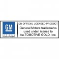 Au-tomotive Gold Laser Etched Logo Cut-out License Plate Frame For Hummer H2 Brushed Chrome