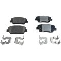 Surestop Rear Ceramic Brake Pad Set For 2009 Hyundai Genesis 2 Wheel 583024du02 Pro Line Series With Shims And Hardware 