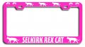 Selkirk Rex Cat Pets Pn Metal License Plate Frame Tag Holder U75