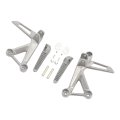Tcmt Passenger Footpegs Footrests Bracket Fit For Honda Cb500f Cbr500r 2016-2025 Cb750 Hornet 2023-2025 Cb500 2024-2025