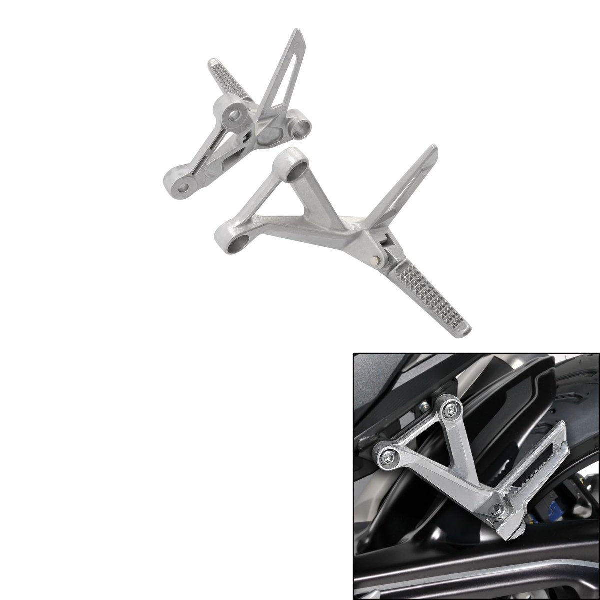 Tcmt Passenger Footpegs Footrests Bracket Fit For Honda Cb500f Cbr500r 2016-2025 Cb750 Hornet 2023-2025 Cb500 2024-2025