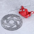 Qiilu Brake Caliper Disc Rotor 120mm For 43 47 49cc Electric Go Kart Scooter Mini Motor