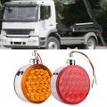 Led Marker Light 48led Double Face Single Stud Mount Side Reflective Sealed Waterproof For Trailer Truck