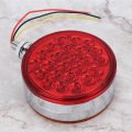 Led Marker Light 48led Double Face Single Stud Mount Side Reflective Sealed Waterproof For Trailer Truck