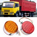 Led Marker Light 48led Double Face Single Stud Mount Side Reflective Sealed Waterproof For Trailer Truck