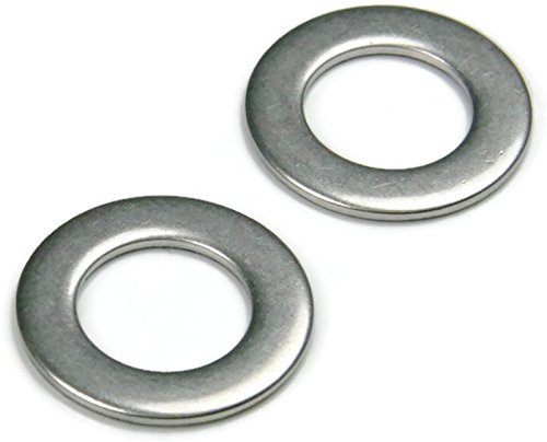 Qty 100 Stainless Steel Flat Washer Series 842 #10 ID x .500 OD 