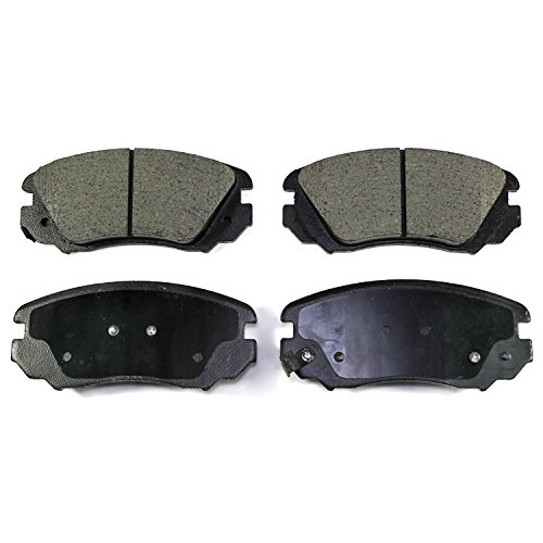 Bp1421ms Semi-metallic Front Brake Pad Non-asbestos Friction Material With Noise Dampening Shims For Maximum Stopping Power