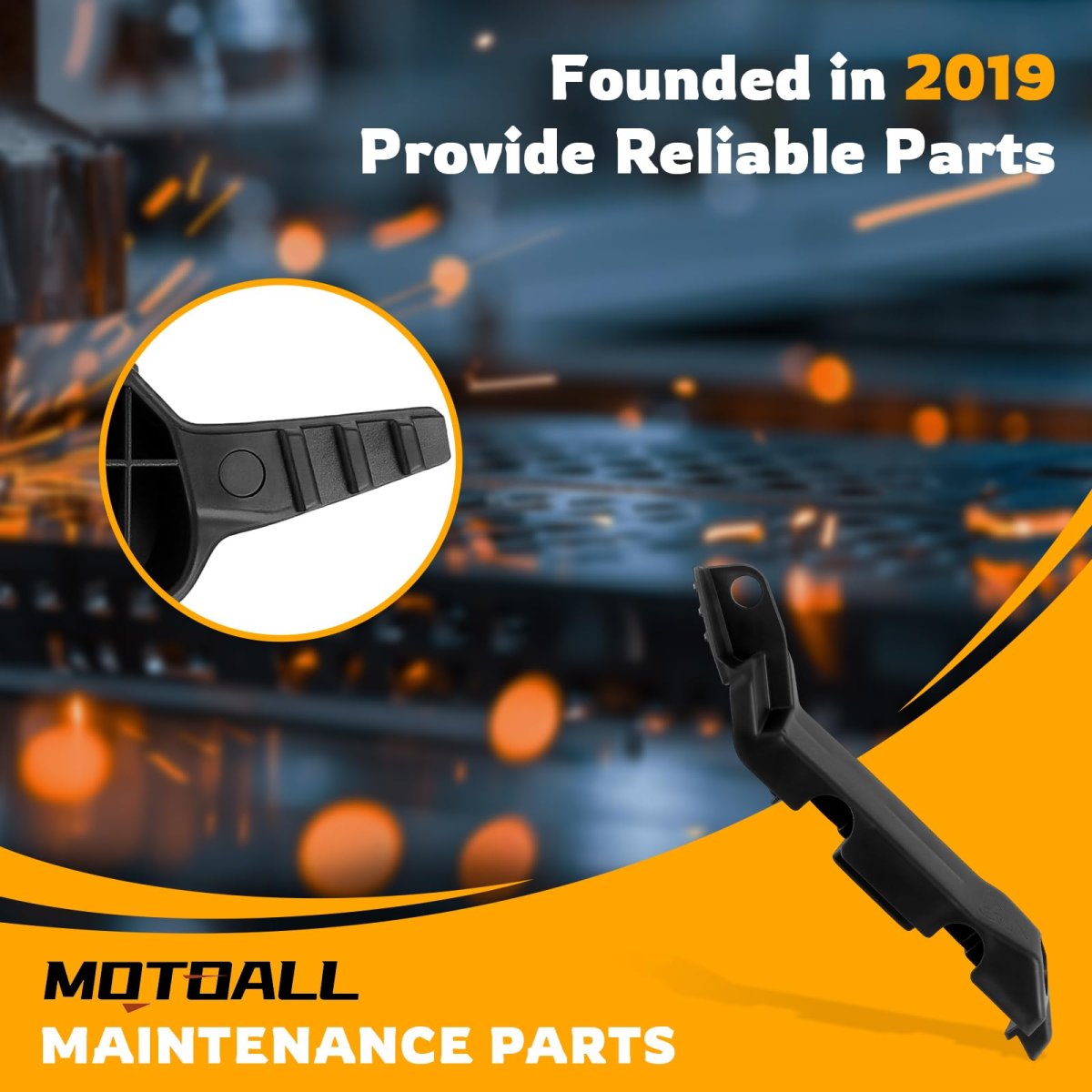 Front Bumper Support Bracket 86513-3x000 Left Right Side Retainer Mount For Hyundai Elantra 2011 2016 Replaces 86514-3x000