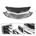 Black Chrome Front Bumper Upper Grille Grill Trim Replacement For 2019 2020 Cruze 42679306
