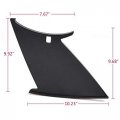 4pcs Spoiler Wing Stabilizer For Subaru Wrx Sti Sedan 2011 2012 2013 2014 Stiffi Support Black