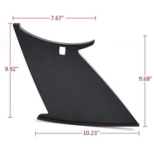 4pcs Spoiler Wing Stabilizer For Subaru Wrx Sti Sedan 2011 2012 2013 2014 Stiffi Support Black
