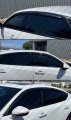 Premium M Style 3d Wavy Sport Black Window Visor Rain Guard Deflector Compatible For 2023 2024 Acura Integra