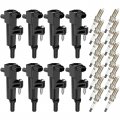 Aintier Ignition Coil Coils Iridium Spark Plugs Uf601 For Dodge Dakota Durango Ram