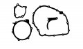 Mg 8779k Engine Gasket Set Kit For Honda Vt250 Vt 250 Magna 1984-1988 