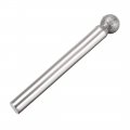 Uxcell Diamond Burrs Bits Grinding Drill Carving Rotary Tool For Glass Stone Ceramic 150 Grit 1 4 Shank 8mm Spherical 5 Pcs