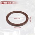 Uxcell Car Oil Pump Crankshaft Seal Replacement For Hyundai Santa Fe 2000 11-2006 03 No Md372251