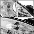 Auto Dynasty Halogen Model Factory Style Headlights Assembly And Tool Kits Compatible With Rio Rio5 06-08 Driver Passenger Side