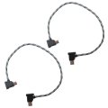 2-pack 30cm 11 8inch Charging Data Transfer Cable Wire For Royal Air Remote Control Fr Pocket 2 Osmo Ptz Camera Drone
