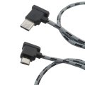 2-pack 30cm 11 8inch Charging Data Transfer Cable Wire For Royal Air Remote Control Fr Pocket 2 Osmo Ptz Camera Drone