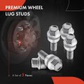 A-premium M14-1 50 Wheel Studs Compatible With Audi A8 Quattro 2011-2020 Q3 Q3 2015-2018 Q5 2009-2020 Q7 Q8 S8 Sq5 Front Or
