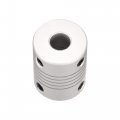 Uxcell 7mm To 10mm Aluminum Alloy Shaft Coupling Flexible Coupler Motor Connector Joint L25xd19 Silver