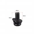 Uxcell M2 5 X 6mm Carbon Steel Phillips Pan Head Machine Screws Bolts Combine With Spring Washer And Plain Washers 50pcs