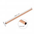 Uxcell Copper Round Tube 4mm Od 0 2mm Wall Thickness 300mm Long Straight Pipe Tubing 3 Pcs