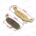 Front Disc Brake Pad Set For Kawasaki Ex 650 Ninja R A8f Kle Versys And Vn 800 Drifter Brass Alloy Ceramic Gold Pads