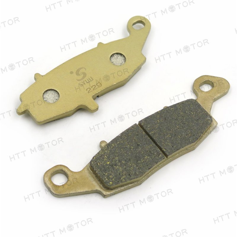 Front Disc Brake Pad Set For Kawasaki Ex 650 Ninja R A8f Kle Versys And Vn 800 Drifter Brass Alloy Ceramic Gold Pads
