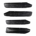 Autokay Roof Luggage Cargo Rail Rack End Cap Protection Cover Shell Trim Set Of 4 For Toyota 4runner 2003-2009 Silver