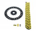 Yellow Non O Ring Chain Sprocket Black 13 40 98l 89-04 Fits Yamaha Yfm350 Warrior 350