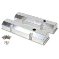 Sbc Chevy Fabricated Aluminum Tall Valve Covers W Short Bolt- 283 327 350 400 