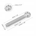 Uxcell M5 X 30mm 304 Stainless Steel Machine Shoulder Lift Eye Bolt Rigging 20pcs