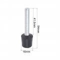 Uxcell M6x54mm Carbon Steel Toggle Clamp Screw Assembly With Rounded Spindle Tip 10pcs