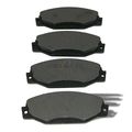 Plus Series Front Semi Metallic Shimmed Disc Brake Pads 24-393-02 