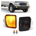 Hecasa Pair Turn Signal W Bulb For 1998-2000 Toyota Tacoma Base Dlx Limited Sr5 Four Wheel Drive 4wd Pre Runner Rear 