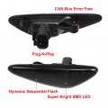 X Autohaux 2pcs Car Markers Accessories Sequential Side Marker Lights Turn Signal Light Assembly For Mazda Mx-5 2016-2021 Rx-8
