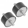 Caltric Set Of 2 Rear Engine Mount Rubber Isolators Compatible With Polaris Ranger 425 2x4 2004