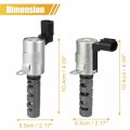 X Autohaux 1 Pair Engine Variable Timing Oil Control Valve Solenoid 4884695ab 4884483ac For Dodge Caliber 2007-2011 Avenger