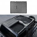 Cherocar For Jeep Jl Mesh Sunshade Shade Top Cover Provides Uv Sun Protection 2018-2023 Wrangler 4 Door 