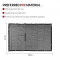 Cherocar For Jeep Jl Mesh Sunshade Shade Top Cover Provides Uv Sun Protection 2018-2023 Wrangler 4 Door