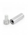 Uxcell Frameless Glass 12mm X 40mm Stainless Steel Standoff Pins Clamp 20pcs