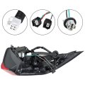 Red Brake Tail Light Lamp Left Driver Side Replacement For Toyota Rav4 2019 2021 Clear Lens Rear Assembly 