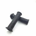 Httmt- R1 R6 Sat Vsingle Cable Rubber Oval Pattern Black 7 8 Hand Grip For Yamah 